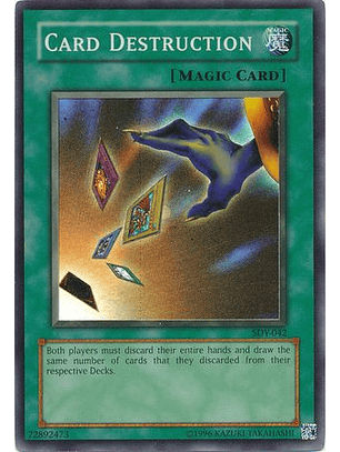 Card Destruction - SDY-E038 - Super Rare 