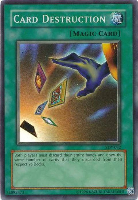 Card Destruction - SDY-E038 - Super Rare 