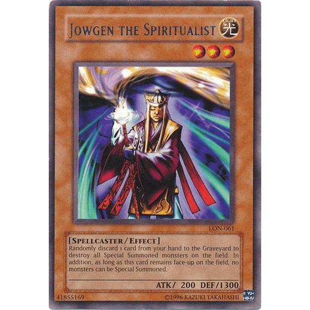 Jowgen the Spiritualist - LON-061 - Rare (dañado)