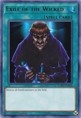 Exile of the Wicked - LCKC-EN100 - Ultra Rare 1