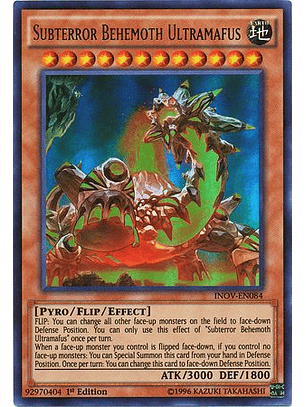 Subterror Behemoth Ultramafus - INOV-EN084 - Ultra Rare 