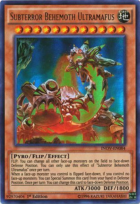 Subterror Behemoth Ultramafus - INOV-EN084 - Ultra Rare 