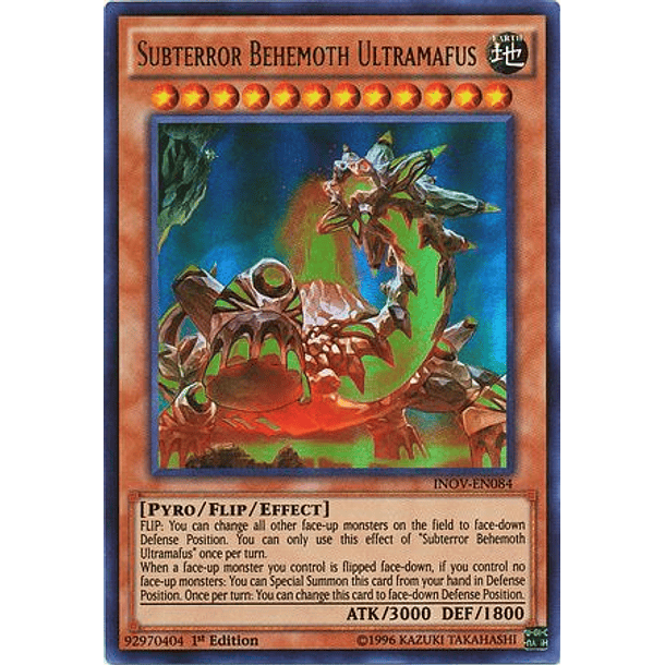 Subterror Behemoth Ultramafus - INOV-EN084 - Ultra Rare 