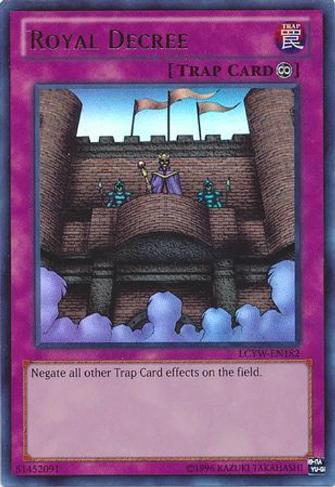 Royal Decree - LCYW-EN182 - Ultra Rare (jugada)