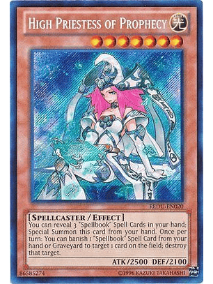 High Priestess of Prophecy - REDU-EN020 - Secret Rare