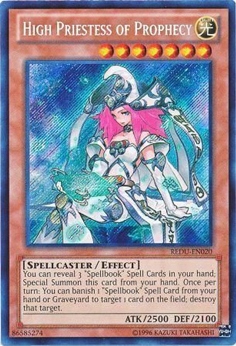 High Priestess of Prophecy - REDU-EN020 - Secret Rare