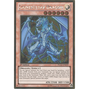 Lightpulsar Dragon - PGLD-EN039 - Gold Rare