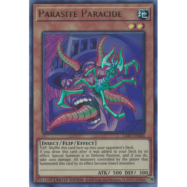 Parasite Paracide - LART-EN043 - Ultra Rare