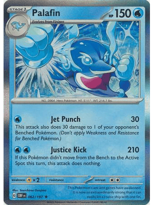 Palafin - 062/197 - Holo Rare