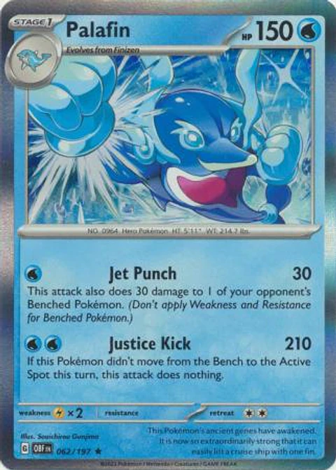 Palafin - 062/197 - Holo Rare