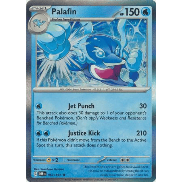 Palafin - 062/197 - Holo Rare