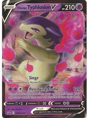 Hisuian Typhlosion V - SWSH237 - Promo