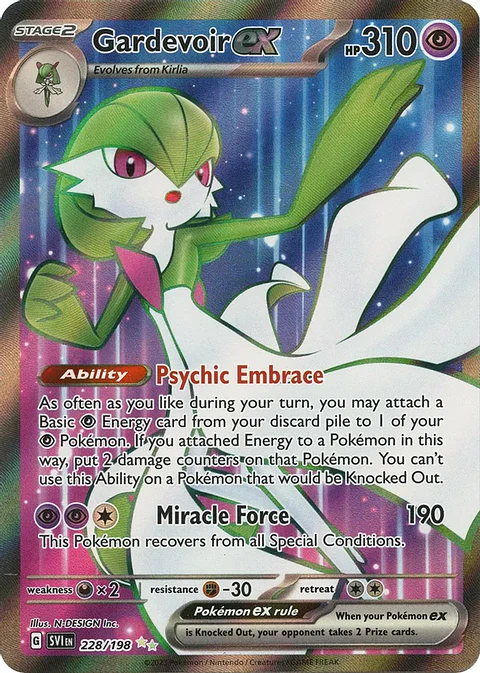 Gardevoir ex - 228/198 - Full Art Secret Rare