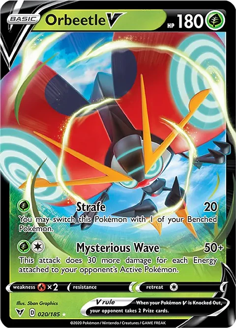Orbeetle V - 020/185 - Ultra Rare