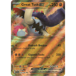 Great Tusk ex - 123/198 - Ultra Rare