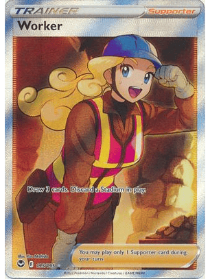 Worker - 195/195 - Full Art Ultra Rare