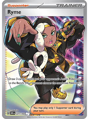Ryme - 221/197 - Full Art Secret Rare