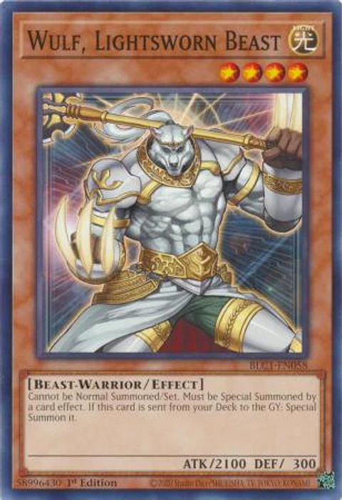 Wulf, Lightsworn Beast - BLC1-EN058 - Common 