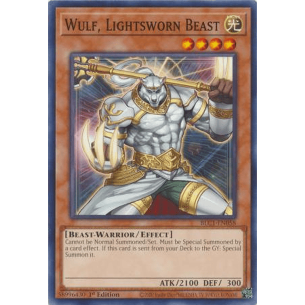 Wulf, Lightsworn Beast - BLC1-EN058 - Common 