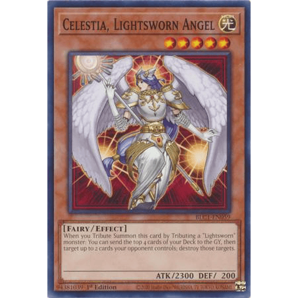 Celestia, Lightsworn Angel - BLC1-EN059 - Common 