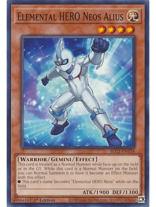 Elemental HERO Neos Alius - BLC1-EN138 - Common 