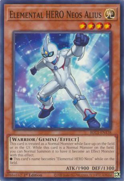 Elemental HERO Neos Alius - BLC1-EN138 - Common 