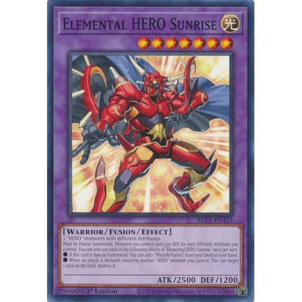 Elemental HERO Sunrise - BLC1-EN155 - Common 