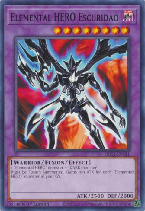 Elemental HERO Escuridao - BLC1-EN141 - Common 
