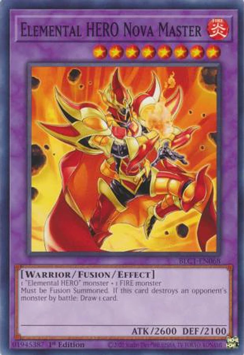 Elemental HERO Nova Master - BLC1-EN068 - Common 