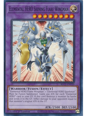 Elemental HERO Shining Flare Wingman - BLC1-EN139 - Common 