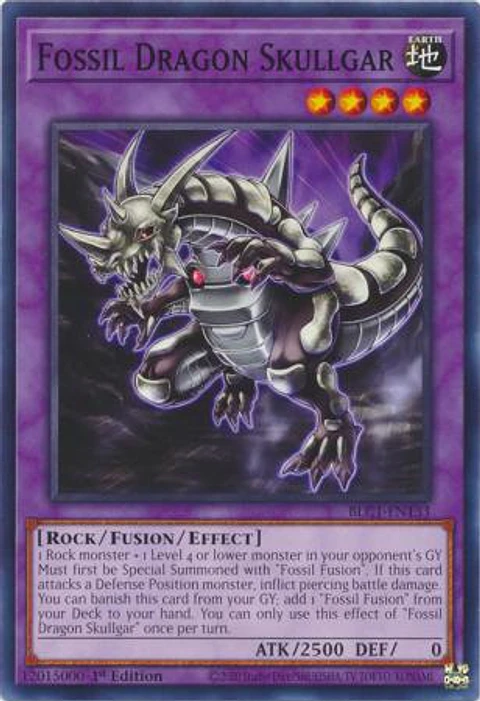 Fossil Dragon Skullgar - BLC1-EN133 - Common 