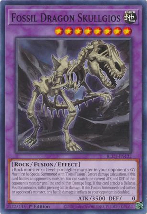 Fossil Dragon Skullgios - BLC1-EN132 - Common 