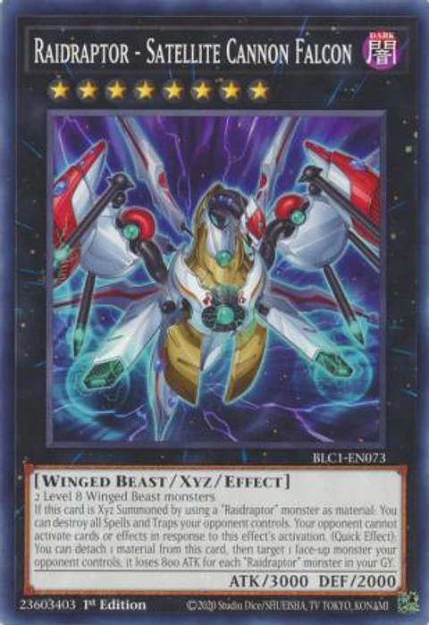 Raidraptor - Satellite Cannon Falcon - BLC1-EN073 - Common 