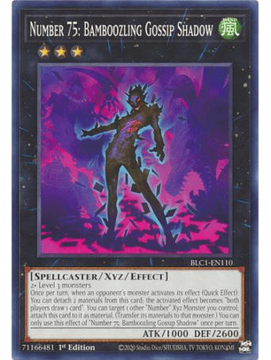 Number 75: Bamboozling Gossip Shadow - BLC1-EN110 - Common 
