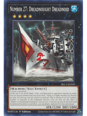 Number 27: Dreadnought Dreadnoid - BLC1-EN109 - Common 