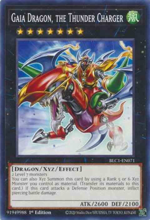Gaia Dragon, the Thunder Charger - BLC1-EN071 - Common 