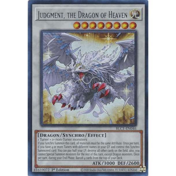 Judgment, the Dragon of Heaven - BLC1-EN046 - Ultra Rare