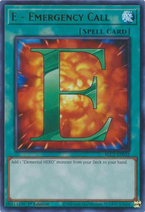 E - Emergency Call - BLC1-EN032 - Ultra Rare