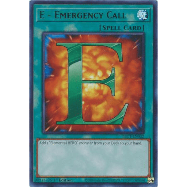 E - Emergency Call - BLC1-EN032 - Ultra Rare