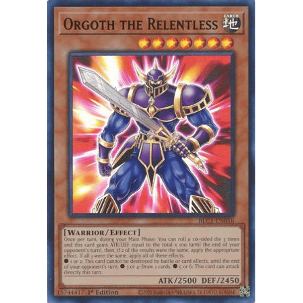 Orgoth the Relentless - BLC1-EN016 - Ultra Rare