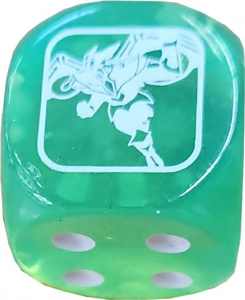 Battles of Legend: Chapter 1 Elemental HERO Stratos Green Dice 