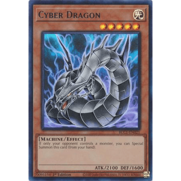 Cyber Dragon (alternate art) - BLC1-EN021 - Ultra Rare