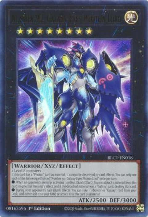 Number 90: Galaxy-Eyes Photon Lord - BLC1-EN018 - Ultra Rare