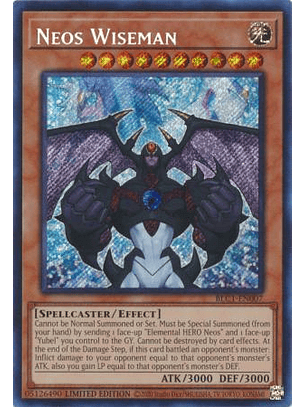 Neos Wiseman - BLC1-EN007 - Secret Rare