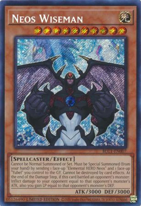 Neos Wiseman - BLC1-EN007 - Secret Rare