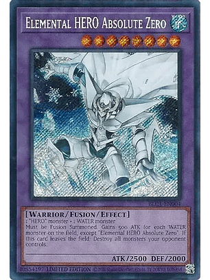 Elemental HERO Absolute Zero - BLC1-EN004 - Secret Rare