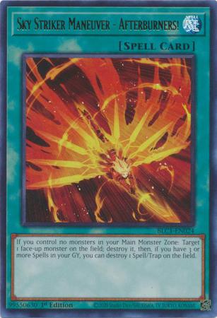Sky Striker Maneuver - Afterburners! - BLC1-EN024 - Ultra Rare 1