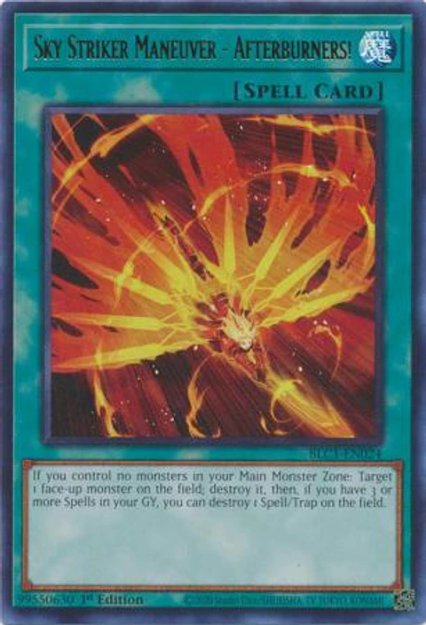 Sky Striker Maneuver - Afterburners! - BLC1-EN024 - Ultra Rare