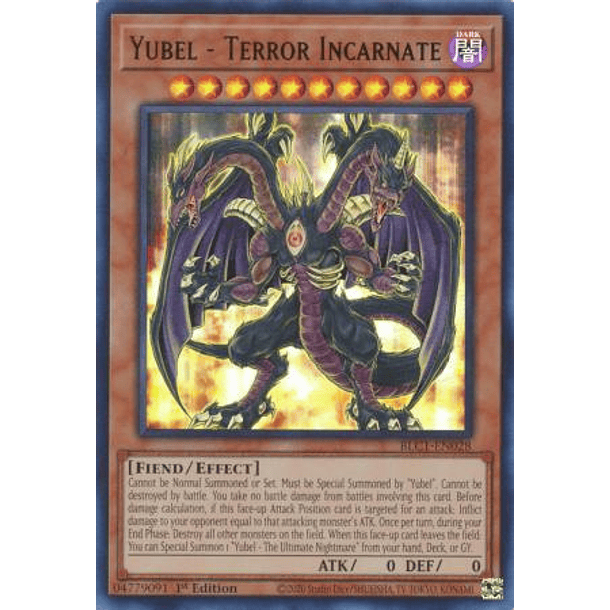 Yubel - Terror Incarnate - BLC1-EN028 - Ultra Rare