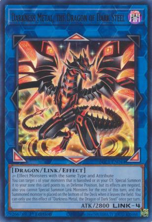 Darkness Metal, the Dragon of Dark Steel - BLC1-EN044 - Ultra Rare 1
